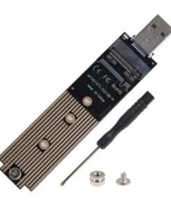 Alternative view of High-Speed NVMe & SSD Adapter for M.2 2242 & 2280 Drives to PCIe & USB 3.1