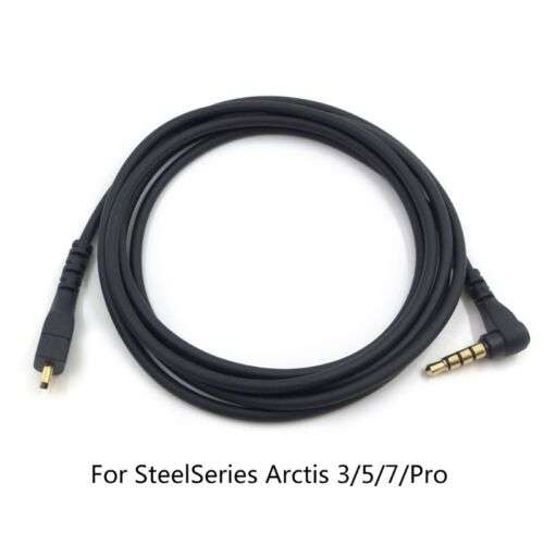 Arctis 3/5/7 Replacement 3.5mm Headphone Cable Extension for Extended Audio Reach