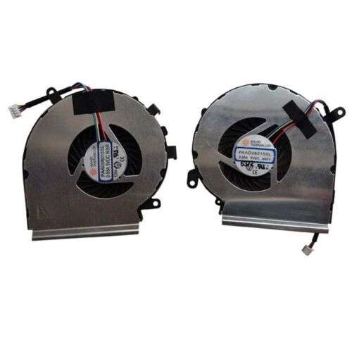 MSI GE62VR/GL62M/GP62MVR/GL72MVR/GP72VR/MS-16J9/16JB CPU & GPU Cooling Fan 4-Wire Replacement