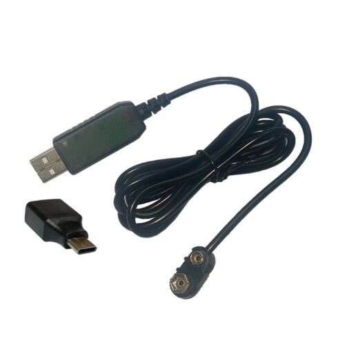 Micro USB Power Boost Line for 9V Devices: 5V to 9V Converter Adapter Cable Plug