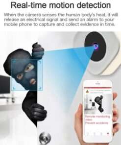 Alternative view of Wireless Mini Record Camera USB Night Light with Motion Detection for Home Security