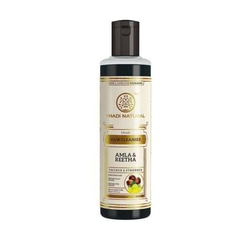 Khadi Natural Amla & Reetha Hair Shampoo:  Anti-Hair Fall for Stronger, Healthier Hair (200ml)