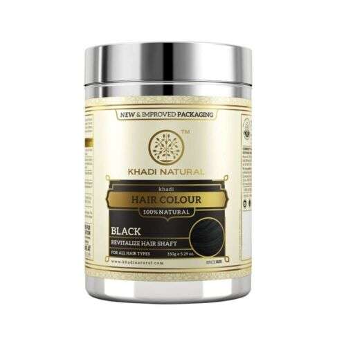 Khadi Natural Hair Color for Black Hair - 150g (Pack of 2)