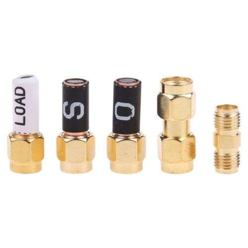 SMA Calibration RF Coaxial Test Connector Set for Short, Load, Open, and Thru Measurements