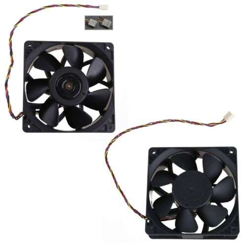 High Speed 120mm Cooling Fan for PC Cases, Servers, and More - 6000RPM QFR1212GHE 12V DC