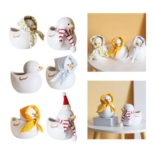 Adorable Mini Duck Cactus Planters for Succulents, Herbs, and Small Plants - Perfect Gift