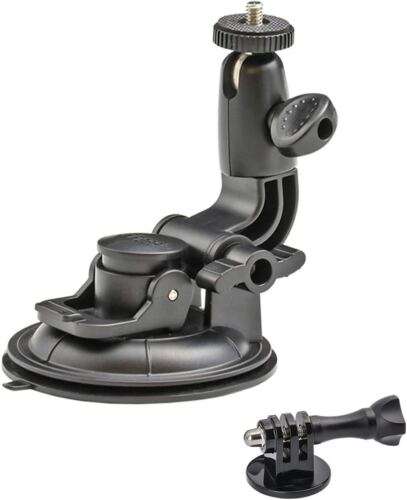 Universal Camera Car Windshield Mount for GoPro Hero 10, 9, 8, 7, 6, 5, 4 - Capture Stunning Action Shots on the Road
