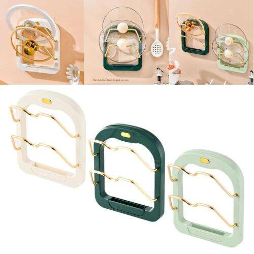 2-Tier Pot Lid Organizer for Kitchen Cabinets & Pantries - Organize & Store Lids with Ease