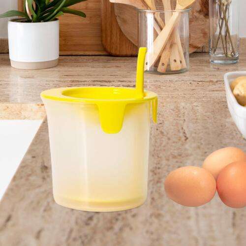 Effortless Egg Separation and Whisking Bowl for Baking and Cooking