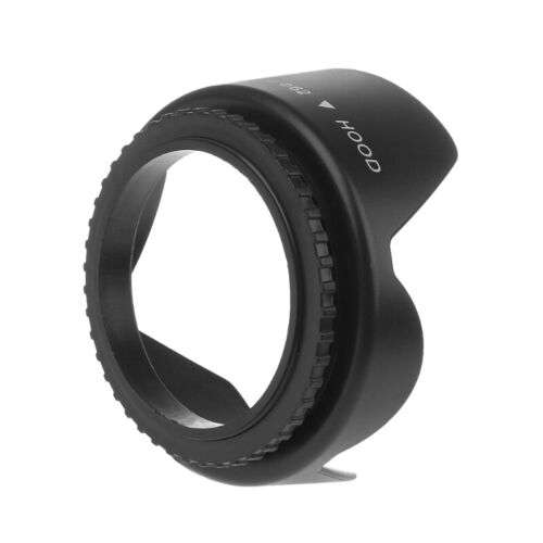 62mm Screwed Flower Sunshade Lens Hood for DSLR Camera - Reduces Flare & Improves Image Quality