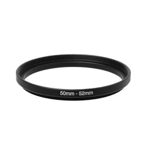 50mm to 52mm Metal Step Up Filter Lens Adapter for Enhanced Photography