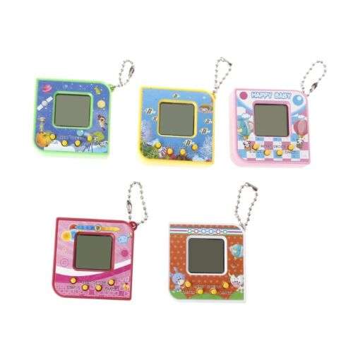 Retro Handheld Game Machine: Play Classic Games On-the-Go - Nostalgic Keychain Virtual Pets