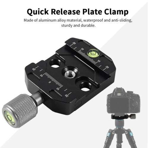 Easy Install Tripod Quick Release Plate Clamp for Secure Camera Mounting