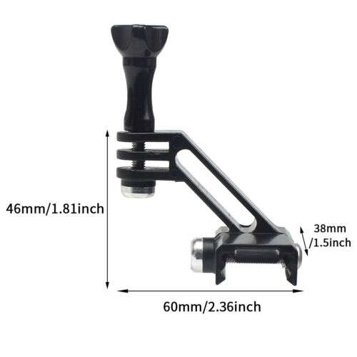 Action Camera Mount for Insta360 R with Picatinny Rail Base Clamp