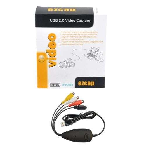 Ezcap172 USB Video Grabber: Convert VHS Tapes, DVD Camcorders, and More to Digital Files