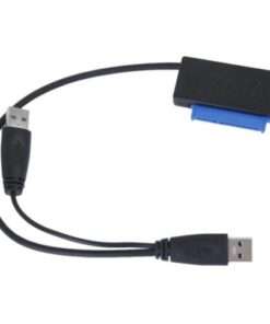 Dual USB 3.0 to SATA Converter Adapter Cable for 2.5" HDD - Connect & Power External Hard Drives