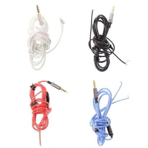 3.5mm Gaming Microphone Cable with Volume Control for PC & Laptop Headphones