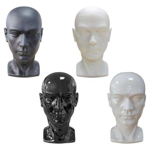 Sturdy PVC Mannequin Display Stand for Halloween Hats, Jewelry, and Hairpieces