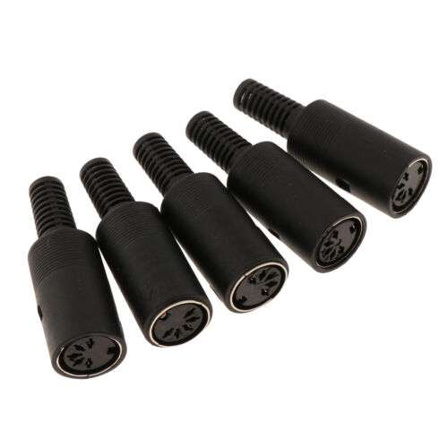 5-Pin DIN Female Audio Connector for Keyboard & Audio Devices