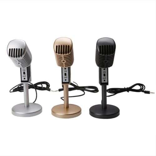 Professional 3.5mm Podcast Studio Microphone for Skype, Desktop, PC, and Notebook.
