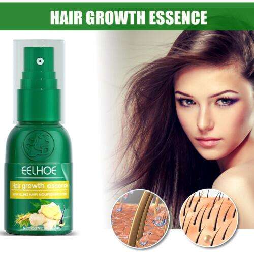 Thicker, Fuller Hair: Ginger Hair Growth Spray for Hair Loss Prevention & Volume