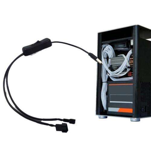 5V 4 Pin to 2 Way USB Adapter Cable for PC Fans and Computer Cooling.