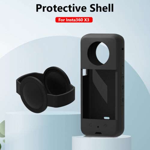 Waterproof Panoramic Action Camera Protective Cover for Insta360 X3 - Black, for Underwater Adventures