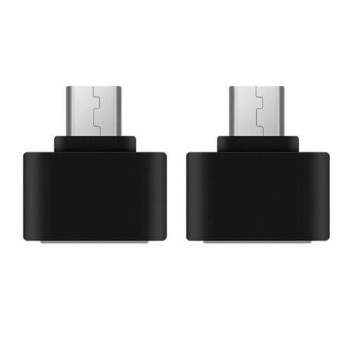 2x Micro USB OTG Adapter Converter for Android Phones & Tablets - Charge & Connect Devices