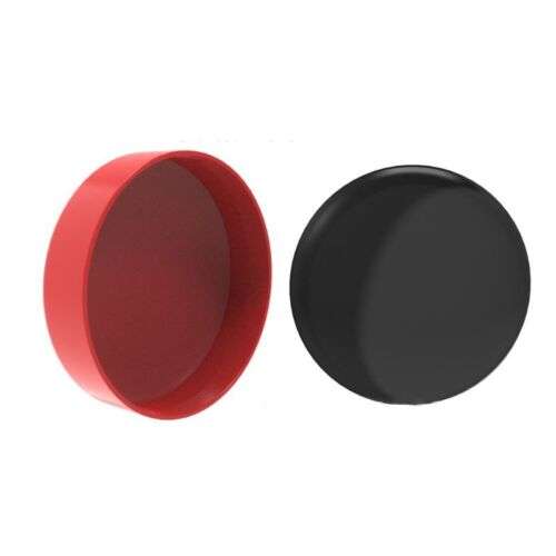 Action Camera Lens Protector: Durable Black Silicone Lens Cap for Secure Protection