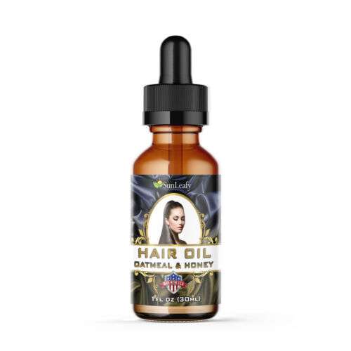 Sunleafy Oatmeal & Honey Hair Oil: Nourish, Soften, and Revitalize Your Hair for a Radiant Glow