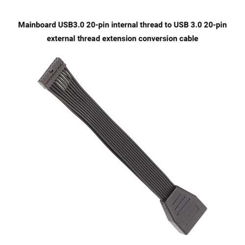 USB 3.0 Female to 19/20 Pin Male Mainboard Extension Cable for PC & Laptop