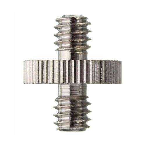 1/4" Male to 1/4" Male Threaded Camera Screw Adapter Mount for Secure Tripod Connection.