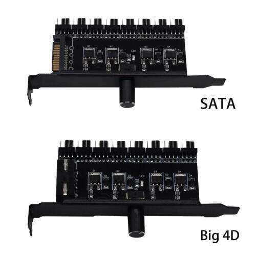 12V PCI Bracket Computer Cooling Fan Controller for Case CPU Cooling