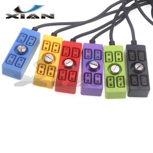 D-Tap to 4-Port P-Tap Power Splitter Cable for Film and Video Equipment with 1/4 Screw Receptacle