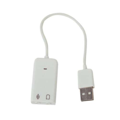 7.1 Channel Surround Sound USB Audio Adapter for Windows PC Gaming & Multimedia
