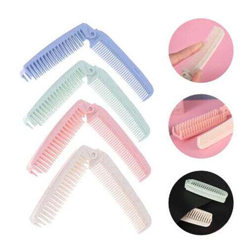 Folding Makeup Comb: Dense Tooth Design for Effortless Styling and Comfortable Hair Care