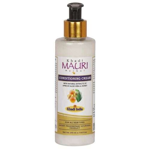 Khadi Mauri Herbal Conditioning Cream Shampoo for Nourishing & Strengthening Hair - 210ml