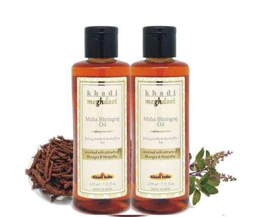 Meghdoot Mahabhringraj Hair Oil for Hair Growth & Strengthening (210ml Pack of 2)