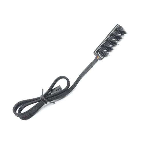 5-Way PC Internal Motherboard Fan Power Extension Cable for F-Type Connectors - Extend Fan Power Easily