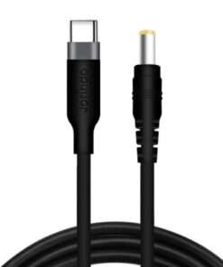 Universal Type-C to 12V 5.5mm Converter Cord for CCTV Cameras, Routers, and More