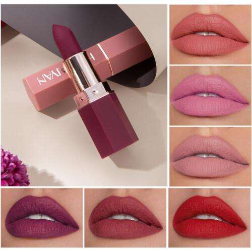 6 Colors Matte Lipstick Set for Long-Lasting, Waterproof Lip Color