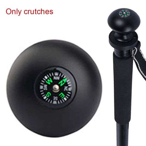 Premium Metal Head Monopod Knob for Secure Outdoor Trekking Stick Grip