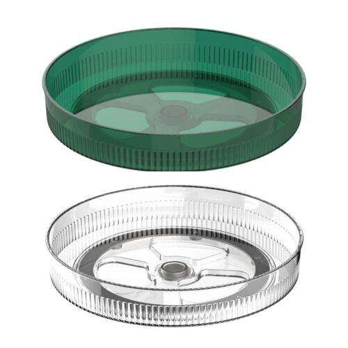 9-Inch Rotating Storage Tray for Countertop, Bathroom, or Kitchen Organization