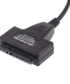 Alternative view of Dual USB 2.0 to 22-Pin Cable Connector for 2.5" Hard Drive Installation