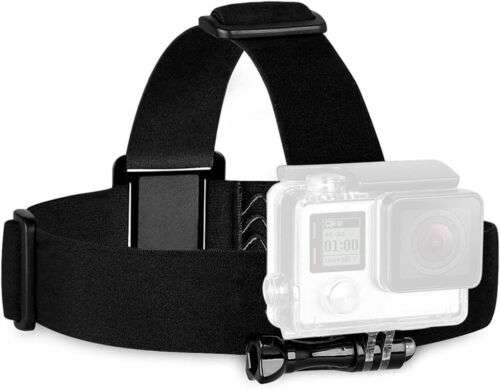 Universal Action Camera Head Strap for GoPro Hero 11/10/9/8/7/6/5/AKASO - Hands-Free Recording for Adventure and Sports