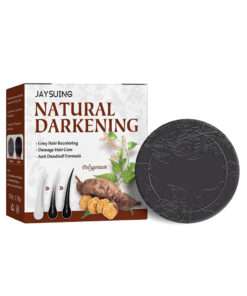 Natural Polygonum Hair Darkening Shampoo Bar: Cover Gray Hair Naturally
