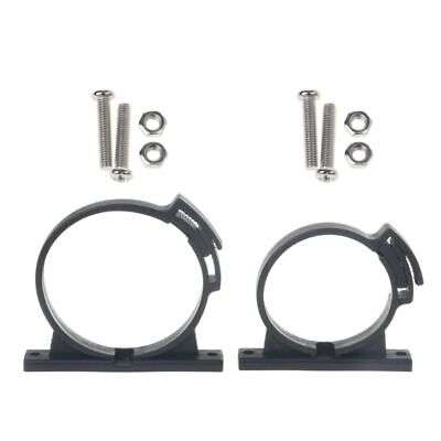 Heavy Duty Water Pipe Mounting Bracket Holder with Screw Nuts for 50mm & 60mm Diameter Pipes.