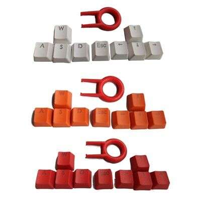 9 Key PBT Backlit Keycaps for WASD/ESC/Direction & Key Cap Puller for MX Switch Mechanical Keyboards