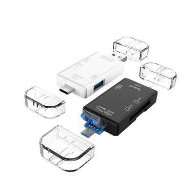 6-in-1 Multifunctional USB 3.0 Card Reader for Camera, SD, Micro SD, CF, MS & XD Memory Cards