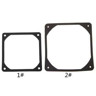 2-Pack Silicone Rubber Fan Gaskets for PC Computer - Shock Absorption and Noise Reduction